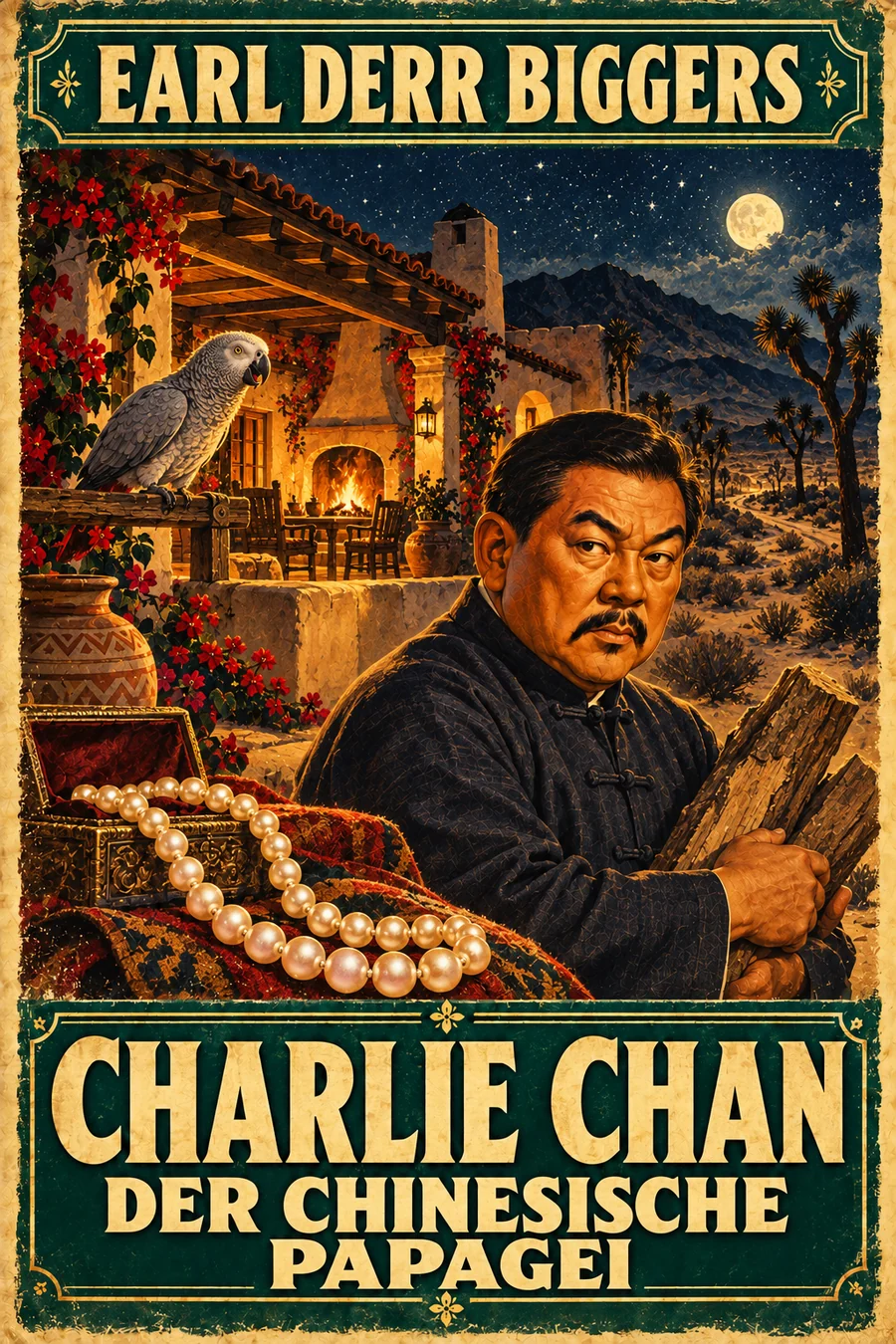 Der chinesische Papagei · Coverentwurf der geplanten Neuübersetzung